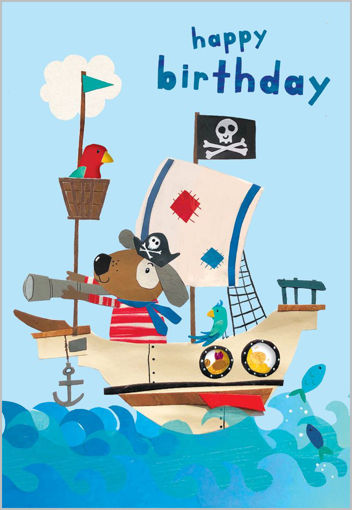 Picture of HAPPY BIRTHDAY BOAT CARD